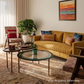 Alexis contemporary channel-tufted sofa by Bluedot Design - living room view for ariyona interiors