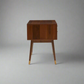 Wooden study table with multiple drawers