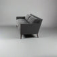 Alexis contemporary channel-tufted sofa by Bluedot Design - side view